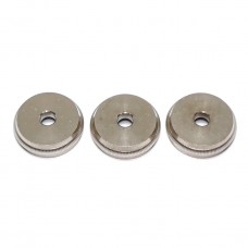 Jupiter Trumpet Bottom Valve Cap Nickel Plated - Set of 3 - JTR-600 604 606 702