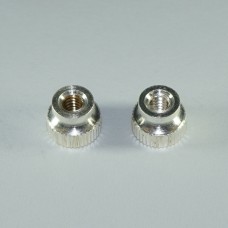 Bach Stradivarius Trumpet First Third Slide Trigger Stop Rod Nut Screw SILVER PLATED Set of 2