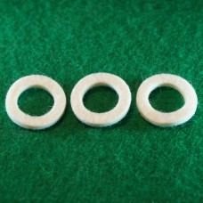 Bach Bundy Valve Top Cap Felt Washer - Set of 3 - for Trumpet /Cornet Flugelhorn